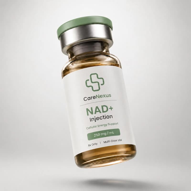 CareNexus GLP-1 Microdose protocol — clinical still life